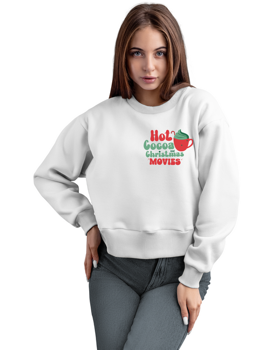 Hot Cocoa & Christmas Movies Unisex Sweatshirt