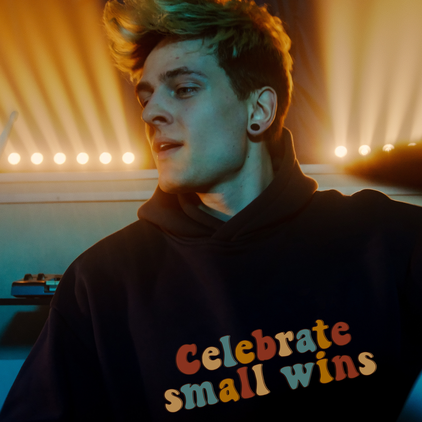 Celebrate small wins Hooded Sweatshirt